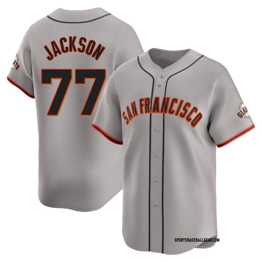 Luke Jackson Youth San Francisco Giants Gray Limited Away Jersey