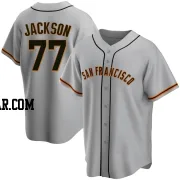 Luke Jackson Youth San Francisco Giants Gray Replica Road Jersey