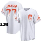 Luke Jackson Youth San Francisco Giants White Replica 2021 City Connect Jersey