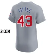 Luke Little Men's Chicago Cubs Gray Elite Road Jersey