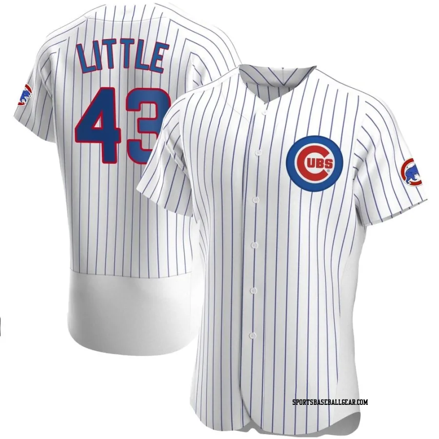 Luke Little Men's Chicago Cubs White Authentic Home Jersey