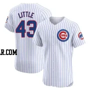 Luke Little Men's Chicago Cubs White Elite Home Jersey