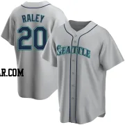 Luke Raley Youth Seattle Mariners Gray Replica Road Jersey