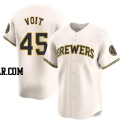 Luke Voit Men's Milwaukee Brewers Cream Limited Home Jersey