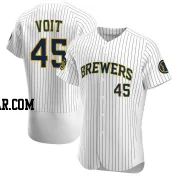 Luke Voit Men's Milwaukee Brewers White Authentic Alternate Jersey