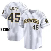 Luke Voit Men's Milwaukee Brewers White Limited Alternate Jersey