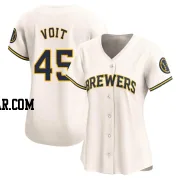 Luke Voit Women's Milwaukee Brewers Cream Limited Home Jersey