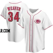 Luke Weaver Men's Cincinnati Reds White Replica Home Jersey