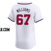 Luke Williams Men's Atlanta Braves White Elite Home Jersey