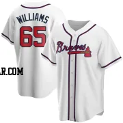 Luke Williams Youth Atlanta Braves White Replica Home Jersey