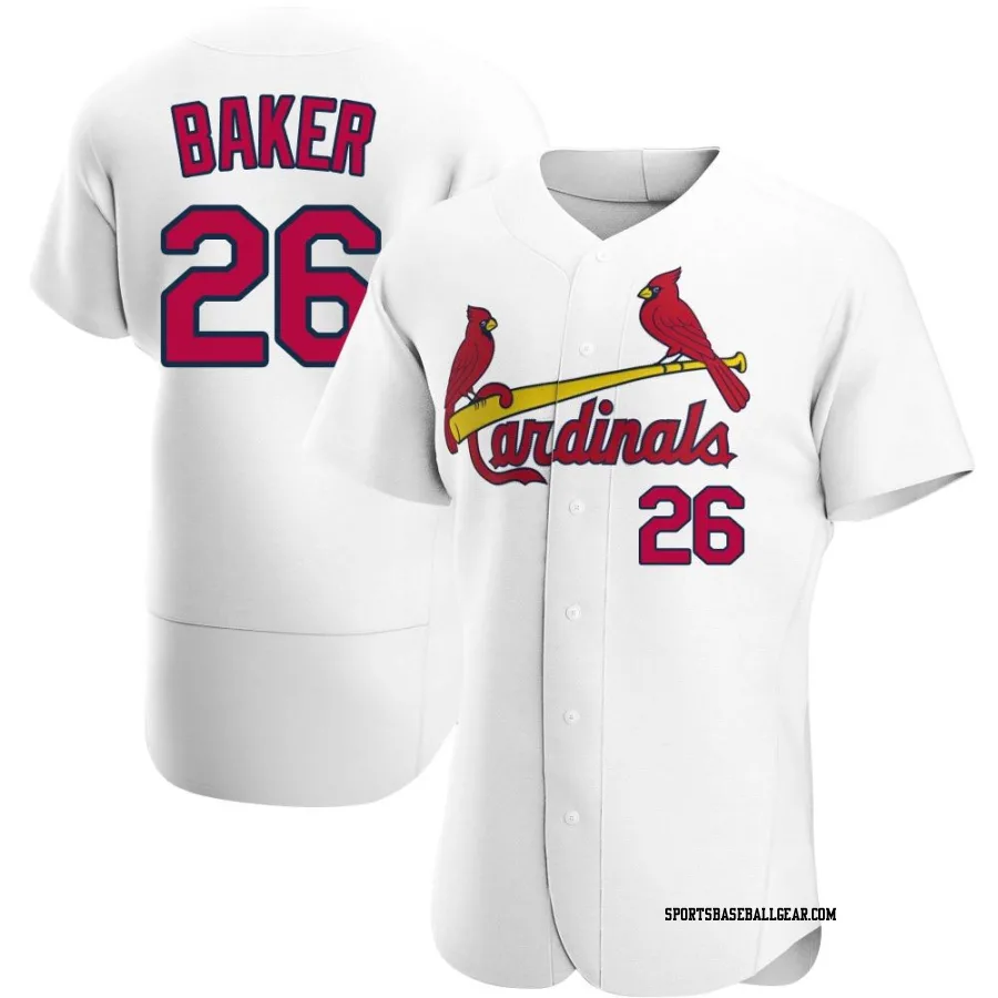 Luken Baker Men's St. Louis Cardinals White Authentic Home Jersey