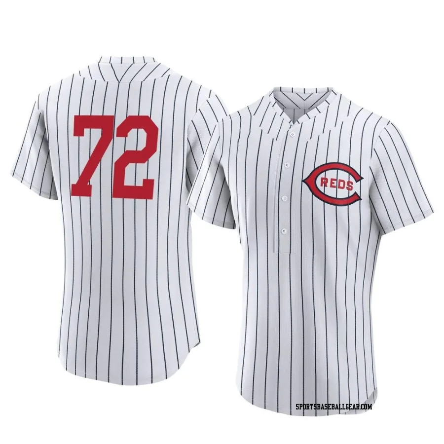 Lyon Richardson Men's Cincinnati Reds White Authentic 2022 Field Of Dreams Jersey