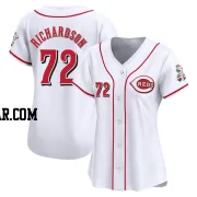 Lyon Richardson Women's Cincinnati Reds White Limited Home Jersey