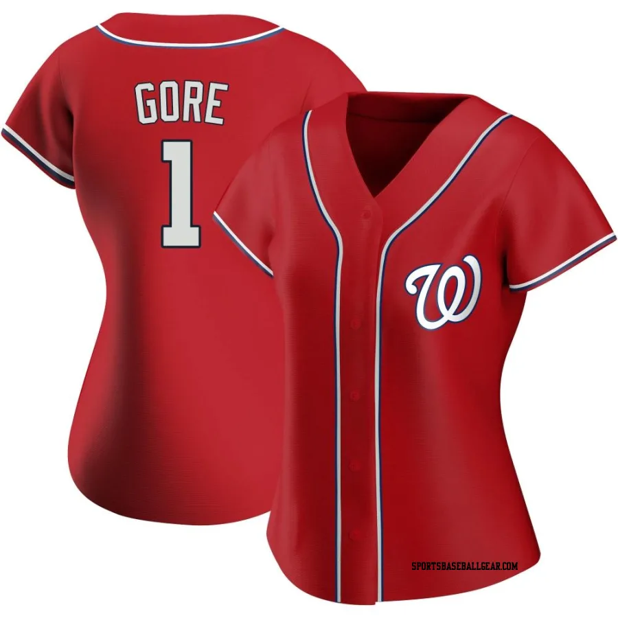 MacKenzie Gore Women's Washington Nationals Red Replica Alternate Jersey