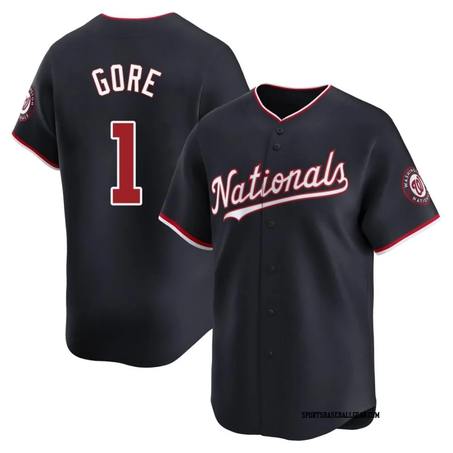 MacKenzie Gore Youth Washington Nationals Navy Limited Alternate Jersey