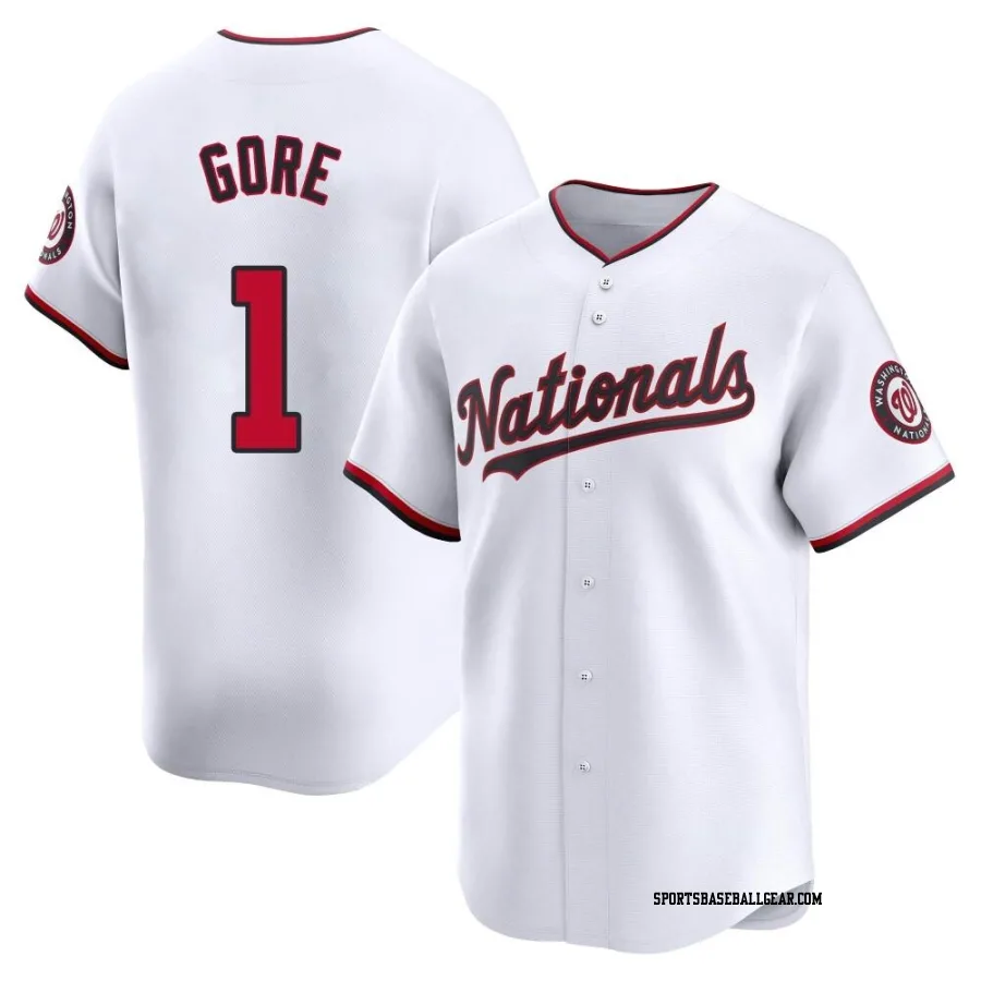 MacKenzie Gore Youth Washington Nationals White Limited Home Jersey