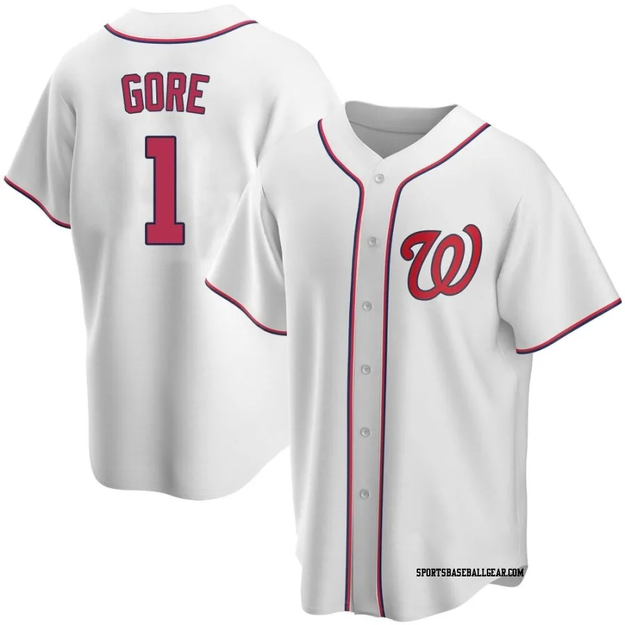 MacKenzie Gore Youth Washington Nationals White Replica Home Jersey