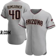 Madison Bumgarner Men's Arizona Diamondbacks Gray Authentic Road Jersey