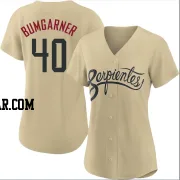 Madison Bumgarner Women's Arizona Diamondbacks Gold Authentic 2021 City Connect Cool Base Jersey