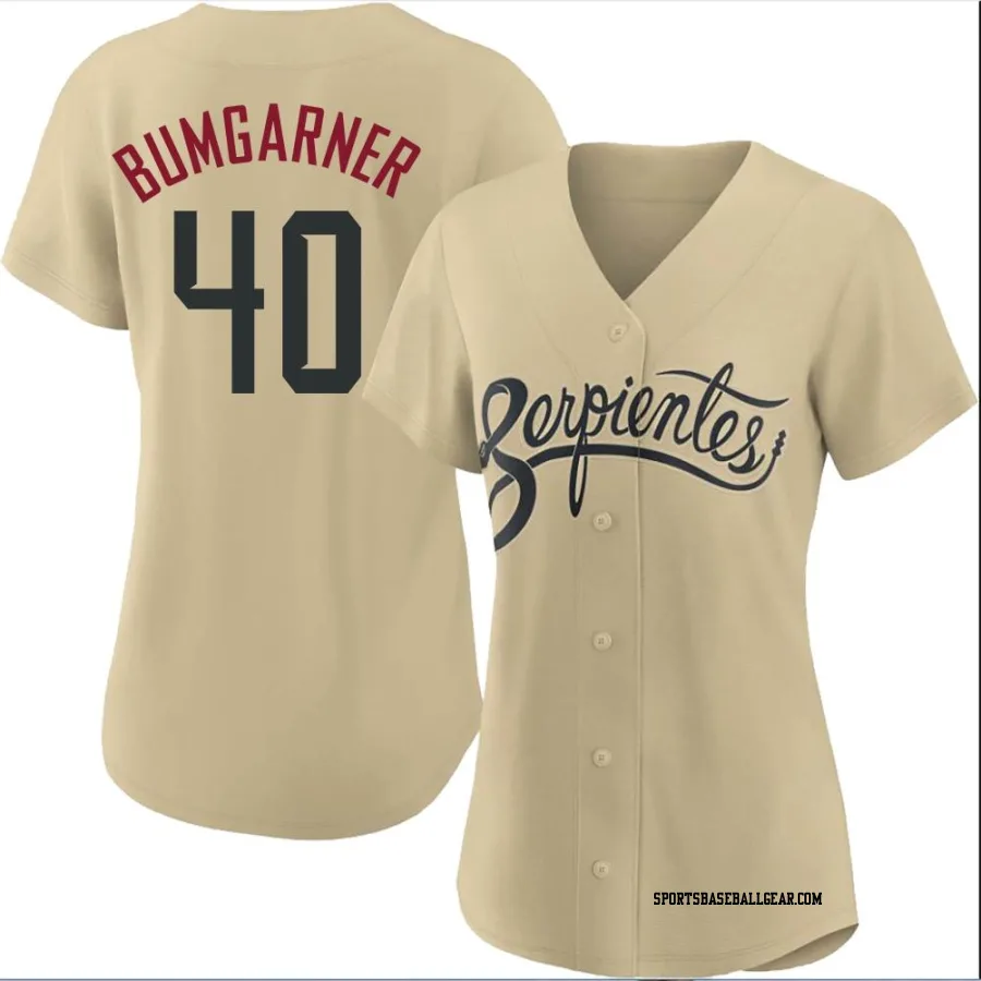 Madison Bumgarner Women's Arizona Diamondbacks Gold Replica 2021 City Connect Cool Base Jersey