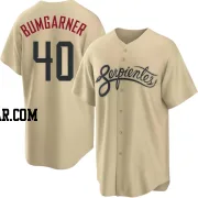 Madison Bumgarner Youth Arizona Diamondbacks Gold Replica 2021 City Connect Cool Base Jersey