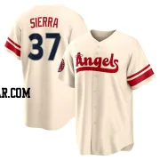 Magneuris Sierra Men's Los Angeles Angels Cream Replica 2022 City Connect Jersey