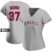 Magneuris Sierra Women's Los Angeles Angels Authentic Silver Road Jersey