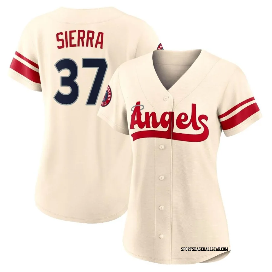 Magneuris Sierra Women's Los Angeles Angels Cream Authentic 2022 City Connect Jersey