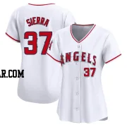 Magneuris Sierra Women's Los Angeles Angels White Limited Home Jersey