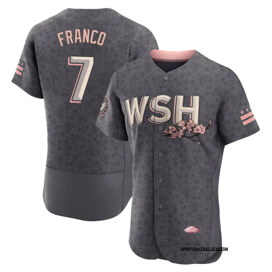 Maikel Franco Men's Washington Nationals Gray Authentic 2022 City Connect Jersey