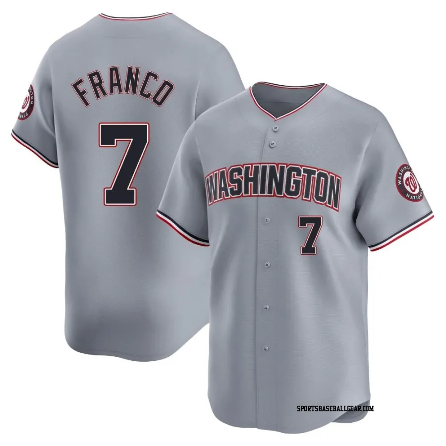 Maikel Franco Men's Washington Nationals Gray Limited Road Jersey