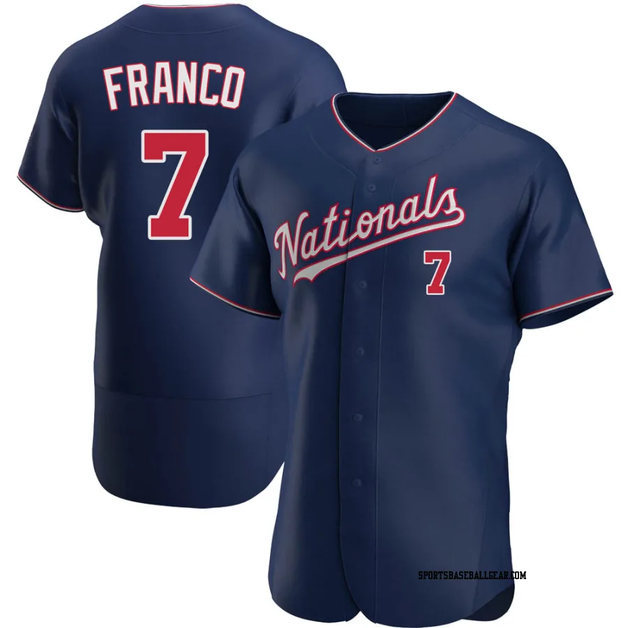 Maikel Franco Men's Washington Nationals Navy Authentic Alternate Jersey