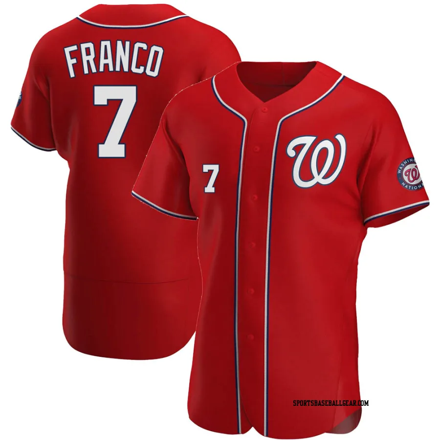 Maikel Franco Men's Washington Nationals Red Authentic Alternate Jersey