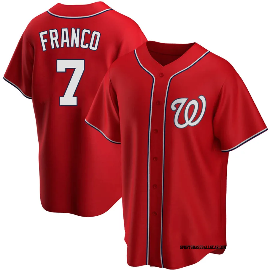 Maikel Franco Men's Washington Nationals Red Replica Alternate Jersey