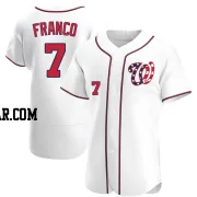 Maikel Franco Men's Washington Nationals White Authentic Alternate Jersey