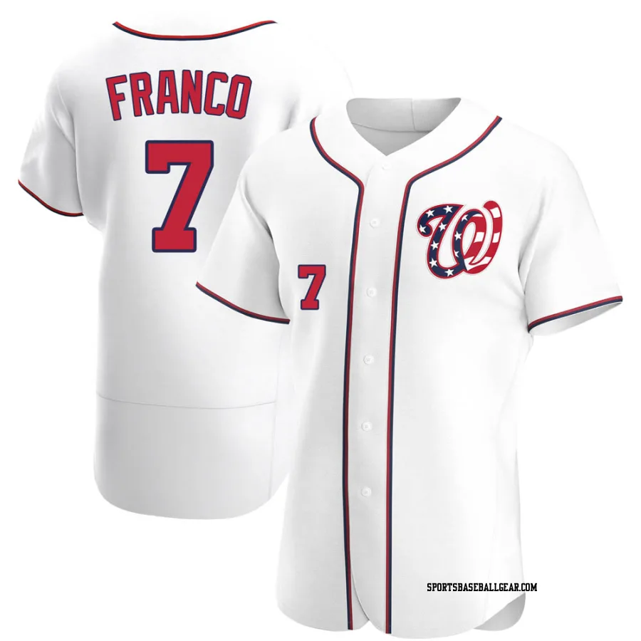 Maikel Franco Men's Washington Nationals White Authentic Alternate Jersey