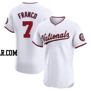 Maikel Franco Men's Washington Nationals White Elite Home Jersey