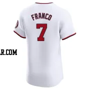 Maikel Franco Men's Washington Nationals White Elite Home Jersey