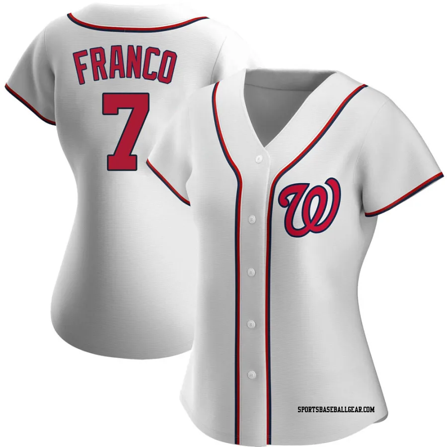 Maikel Franco Women's Washington Nationals White Authentic Home Jersey