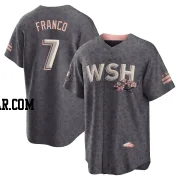 Maikel Franco Youth Washington Nationals Gray Replica 2022 City Connect Jersey