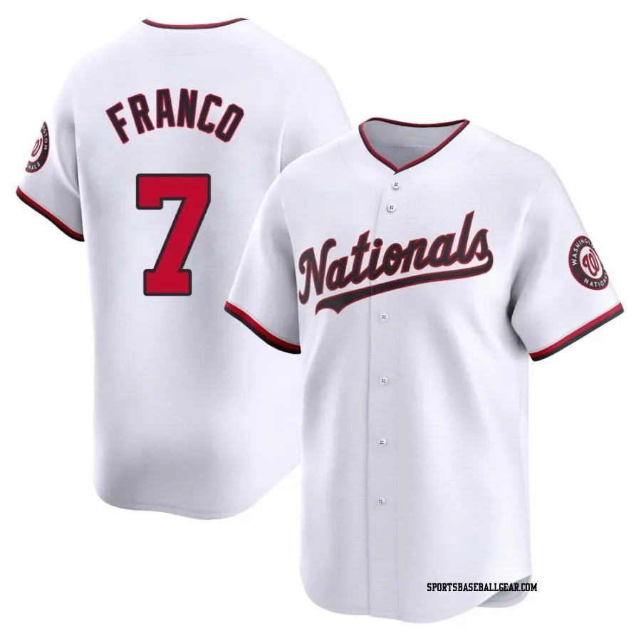 Maikel Franco Youth Washington Nationals White Limited Home Jersey