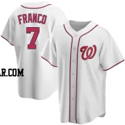 Maikel Franco Youth Washington Nationals White Replica Home Jersey