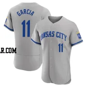 Maikel Garcia Men's Kansas City Royals Gray Authentic 2022 Road Jersey