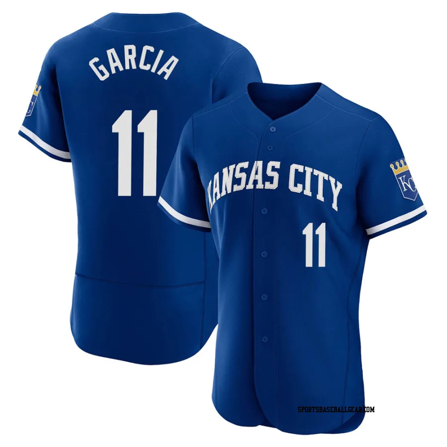 Maikel Garcia Men's Kansas City Royals Royal Authentic 2022 Alternate Jersey