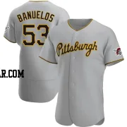 Manny Banuelos Men's Pittsburgh Pirates Gray Authentic Road Jersey