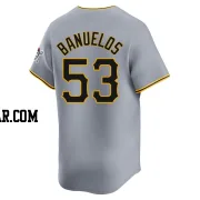 Manny Banuelos Men's Pittsburgh Pirates Gray Limited Away Jersey