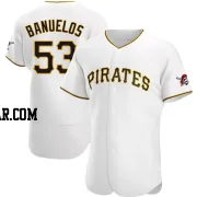 Manny Banuelos Men's Pittsburgh Pirates White Authentic Home Jersey