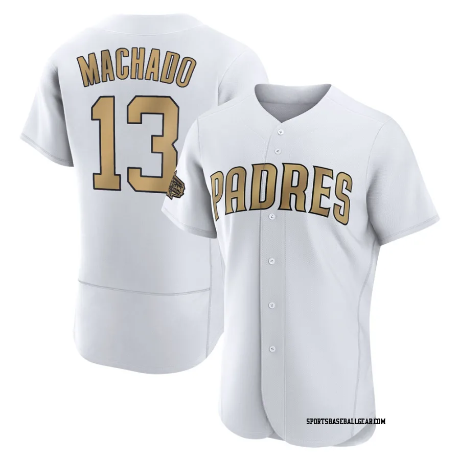 Manny Machado Men's San Diego Padres White Game Authentic 2022 All-Star Jersey