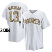 Manny Machado Men's San Diego Padres White Game Replica 2022 All-Star Jersey