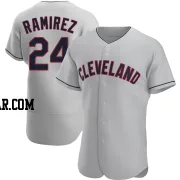 Manny Ramirez Men's Cleveland Guardians Gray Authentic Road Jersey